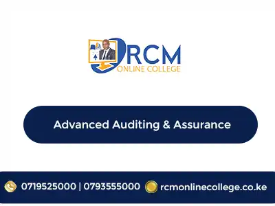 Advanced Auditing and Assurance (AAA), Rcm online college