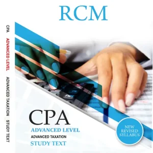 Advanced Taxation, rcm online college