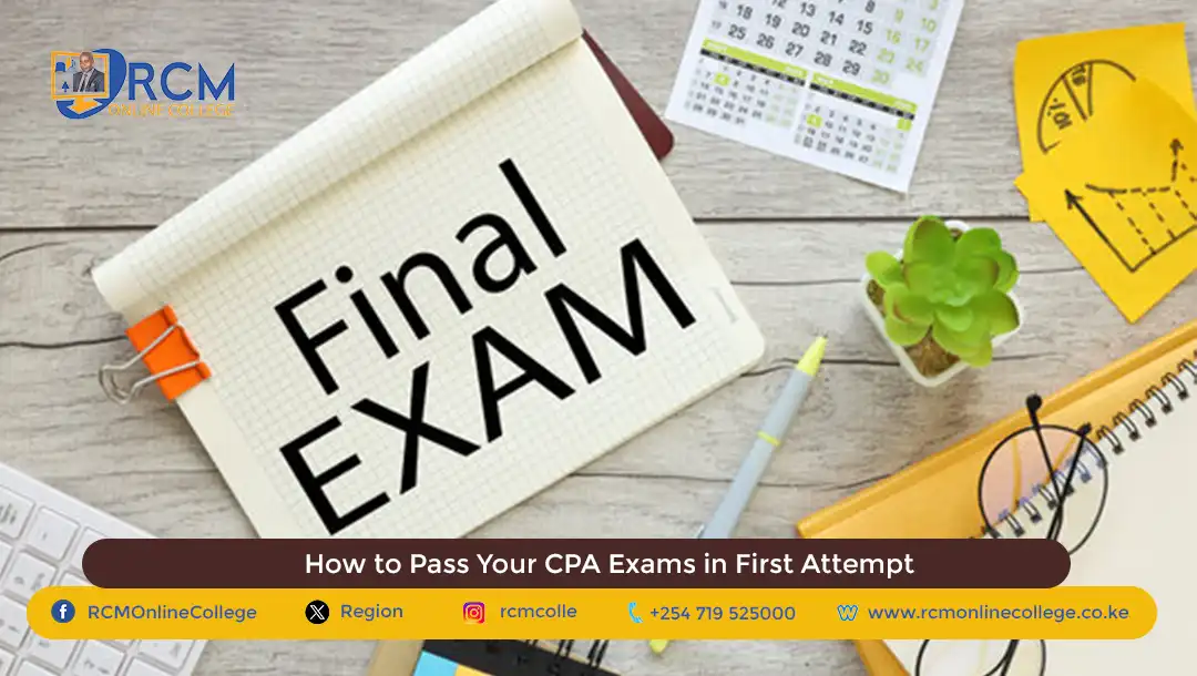 How to pass your CPA Exams in first attempt, RCM Online College
