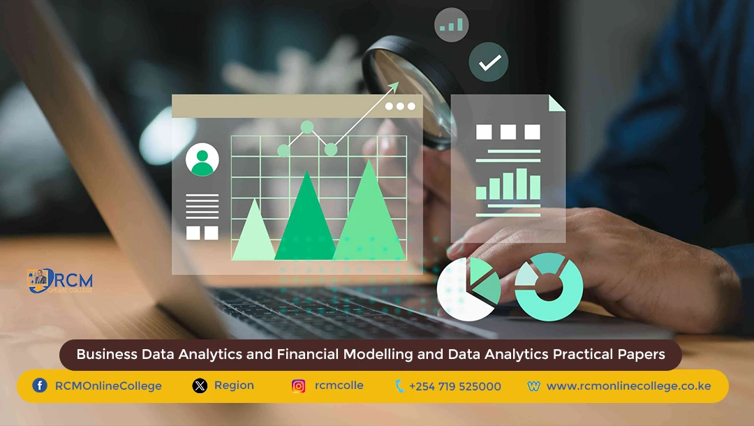 Business Data Analytics and Financial Modelling and Data Analytics Practical Papers, RCM Online College