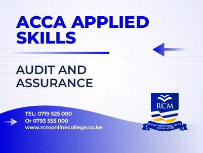 RCM Online College, ACCA, Audit and Assurance