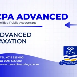 RCM Online College, advanced Taxation