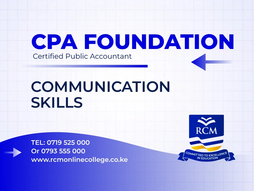 RCM Online College, communication skills