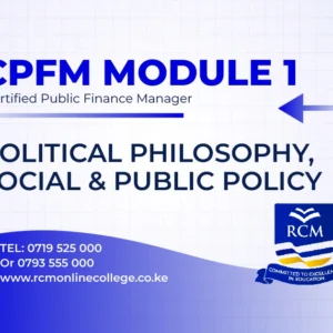 RCM Online College, Political Philosophy, Social & Public Policy